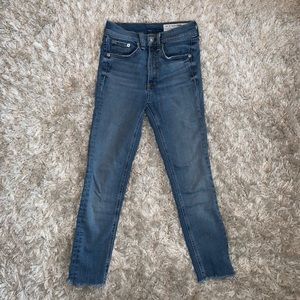 Rag & Bone High-Rise Crop Ankle Jeans